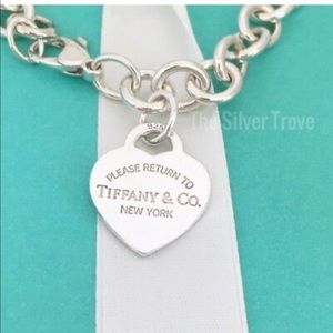 Please Return To Tiffany & Co. Heart Bracelet